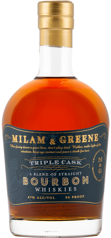Milam & Greene Triple Cask Straight Bourbon Whiskey